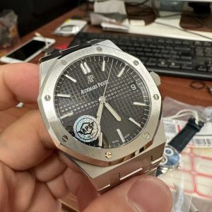 Đồng Hồ Audemars Piguet Royal Oak 15500ST Rep 11 Mặt Đen Xưởng APS 41mm (1)