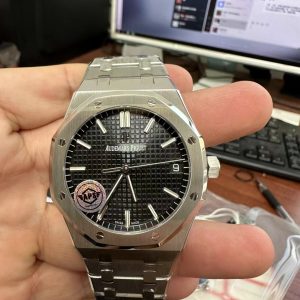 Đồng Hồ Audemars Piguet Royal Oak 15500ST Rep 11 Mặt Đen Xưởng APS 41mm (1)