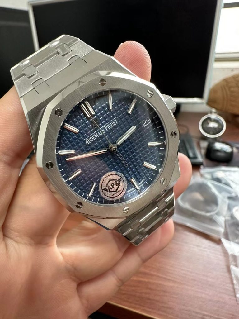 Đồng Hồ Audemars Piguet Royal Oak 15500ST Rep 11 Mặt Xanh Xưởng APS 41mm (6)