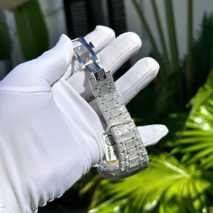 Đồng Hồ Audemars Piguet Royal Oak Chế Tác Full Đá Moissanite 41mm (1)