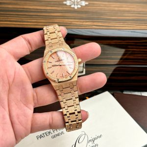 Đồng Hồ Audemars Piguet Royal Oak Nữ Dây Kim Loại Frosted Máy Pin 34mm (6)