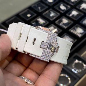 Đồng Hồ Audemars Piguet Royal Oak Offshore Đính Moissanite 15720ST 42mm (1)