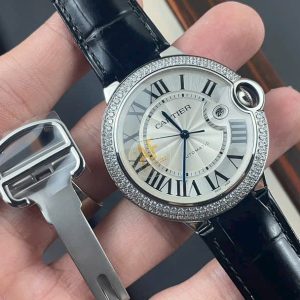 Đồng Hồ Cartier Ballon Replica 11 Đính Đá Xưởng À 42mm (1)