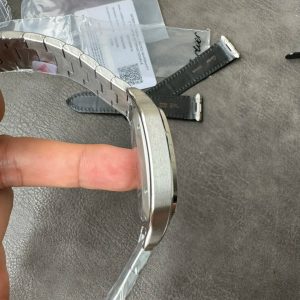 Đồng Hồ Cartier Replica Cao Cấp Mặt Số Nâu Santos Xưởng BV (6)