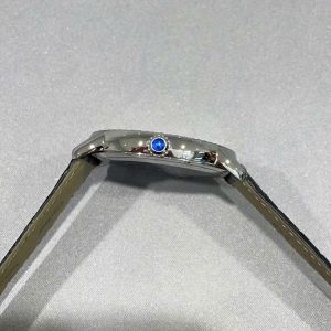 Đồng Hồ Cartier Ronde De Cartier WR000551 Đính Đá dây Da 36mm (4)