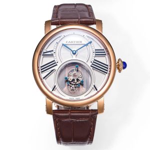 Đồng Hồ Cartier Rotonde Repeating Flying Tourbillon Rep 11 45mm (1)