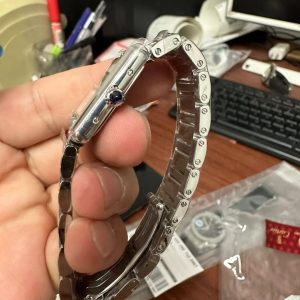 Đồng Hồ Cartier Tank Must Nam Dây Kim Loại Máy Pin 31x41mm (2)