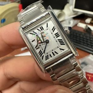 Đồng Hồ Cartier Tank Must Nam Dây Kim Loại Máy Pin 31x41mm (2)