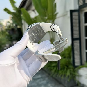 Đồng Hồ Franck Muller Nam Đính Đá Màu Trắng Replica Cao Cấp ABF 45mm (1)