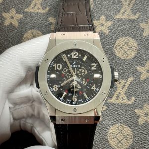 Đồng Hồ Hublot Automatic Nam Máy Nhật Dây Cao Su Đen 42mm (2)