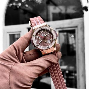Đồng Hồ Hublot Big Bang Chronograph Fake Cao Cấp Màu Nâu 44mm (1)