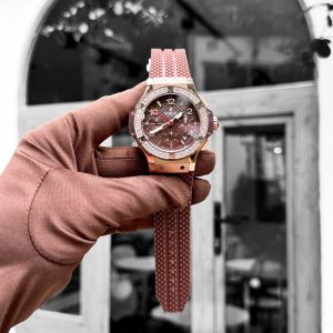Đồng Hồ Hublot Big Bang Chronograph Fake Cao Cấp Màu Nâu 44mm (1)