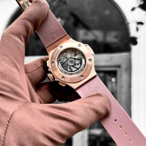 Đồng Hồ Hublot Big Bang Chronograph Fake Cao Cấp Màu Nâu 44mm (1)