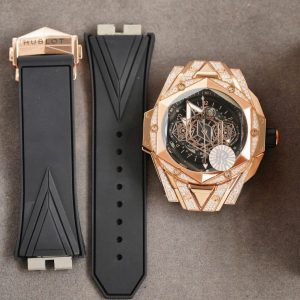 Đồng Hồ Hublot Big Bang Sang Bleu 2 King Gold Fake Cao Cấp 45mm (1)