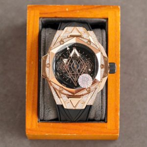 Đồng Hồ Hublot Big Bang Sang Bleu 2 King Gold Fake Cao Cấp 45mm (1)