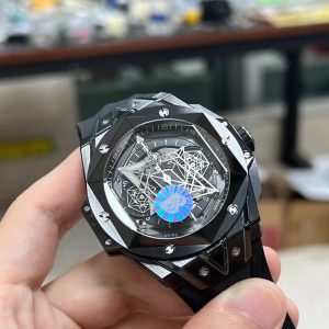 Đồng Hồ Hublot Big Bang Sang Bleu II Gốm Đen Replica BBF 45mm (1)