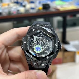 Đồng Hồ Hublot Big Bang Sang Bleu II Gốm Đen Replica BBF 45mm (1)