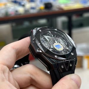 Đồng Hồ Hublot Big Bang Sang Bleu II Gốm Đen Replica BBF 45mm (1)
