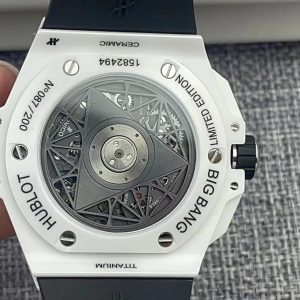 Đồng Hồ Hublot Big Bang Sang Bleu II Gốm Trắng Replica 45mm (2)