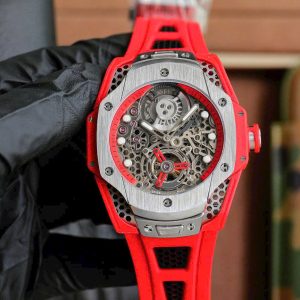 Đồng Hồ Hublot Big Bang Tourbillon Fake Cao Cấp Màu Đỏ 45mm (1)