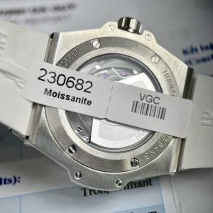 Đồng Hồ Hublot Chế Tác Đá Moissanite Dây Cao Su Big Bang One Click Titanium 39mm (8)