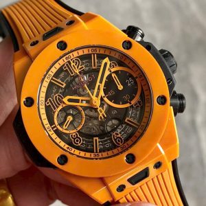 Đồng Hồ Hublot Chế Tác Vỏ Gốm Big Bang Unico Orange Xưởng BBF 42mm (1)