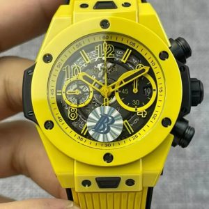 Đồng Hồ Hublot Chế Tác Vỏ Gốm Vàng Big Bang Unico Xưởng BBF (3)