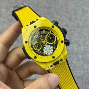 Đồng Hồ Hublot Chế Tác Vỏ Gốm Vàng Big Bang Unico Xưởng BBF (3)