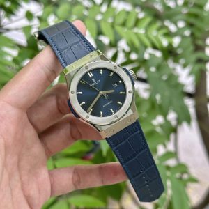 Đồng Hồ Hublot Classic Fusion Rep 11 Màu Xanh Than Xưởng JJF 42mm (3)