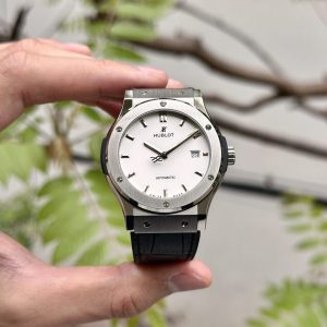 Đồng Hồ Hublot Classic Fusion Replica 11 Mặt Trắng Xưởng JJF 42mm (1)