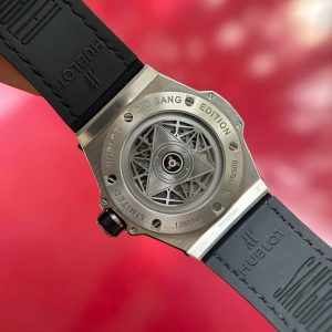 Đồng Hồ Hublot Fake 11 Big Bang Sang Bleu Đính Full Đá Nam 44mm (4)