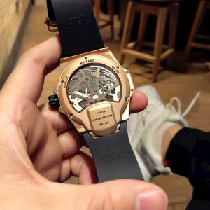 Đồng Hồ Hublot Fake Cao Cấp MP-06 Dây Cao Su Màu Đen 45mm (1)
