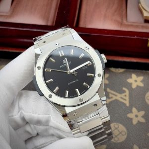 Đồng Hồ Hublot Nam Dây Kim Loại Fake Máy Cơ Nhật 42mm (1)