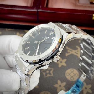 Đồng Hồ Hublot Nam Dây Kim Loại Fake Máy Cơ Nhật 42mm (1)
