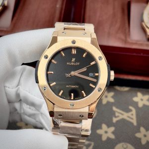 Đồng Hồ Hublot Nam Dây Thép Fake Máy Cơ Automatic Nhật 42mm (4)