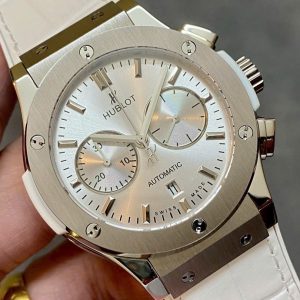 Đồng Hồ Hublot Nam Rep 11 Classic Fusion Chronograph Trắng 44mm (1)