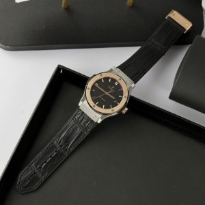 Đồng Hồ Hublot Nam Rep 11 Classic Fusion Demi King Gold Màu Đen 42mm (1)