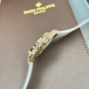 Đồng Hồ Hublot Nữ Đính Đá Dây Cao Su Màu Trắng Máy Pin Nhật 34mm (10)