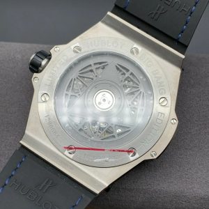 Đồng Hồ Hublot Sang Bleu Fake Cao Cấp Màu Xanh Xưởng WWF 45mm (6)