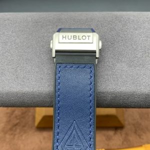 Đồng Hồ Hublot Sang Bleu Fake Cao Cấp Màu Xanh Xưởng WWF 45mm (6)