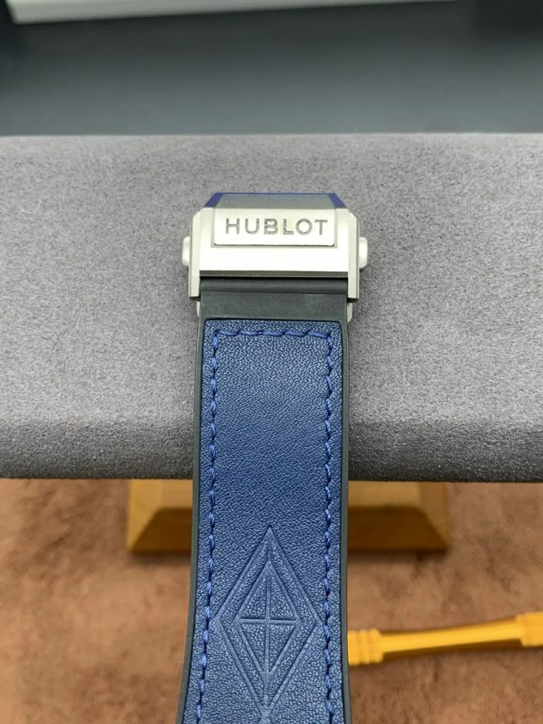 Đồng Hồ Hublot Sang Bleu Fake Cao Cấp Màu Xanh Xưởng WWF 45mm (6)