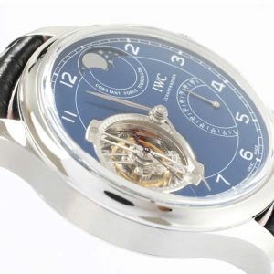 Đồng Hồ IWC Portugieser Mặt Xanh Dương Constant-Force Edition 150 Years 46mm (1)