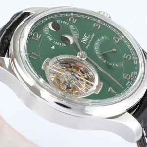 Đồng Hồ IWC Portugieser Mặt Xanh Lá Constant-Force Edition 150 Years 46mm (1)