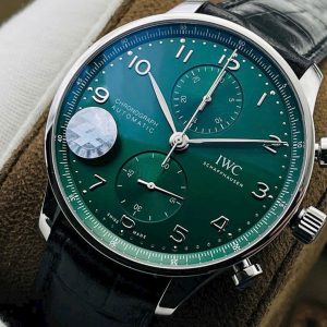 Đồng Hồ IWC Rep 1:1 Portugiese Chronograph Mặt Xanh Lá 41mm