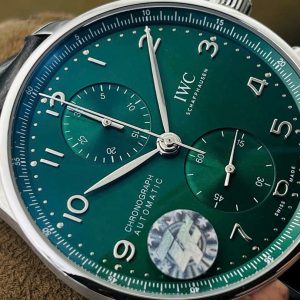 Đồng Hồ IWC Rep 1:1 Portugiese Chronograph Mặt Xanh Lá 41mm