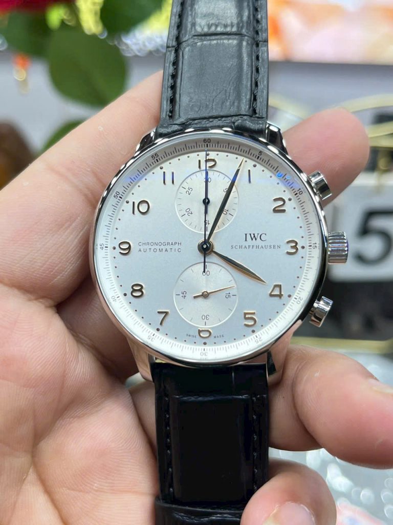 Đồng Hồ IWC Schaffhausen Chronograph Automatic Rep 11 40mm (2)