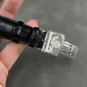 a person holding a watch