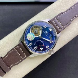 Đồng Hồ IWC Schaffhausen Tourbillon Moonphase Mặt Xanh 44mm (1)