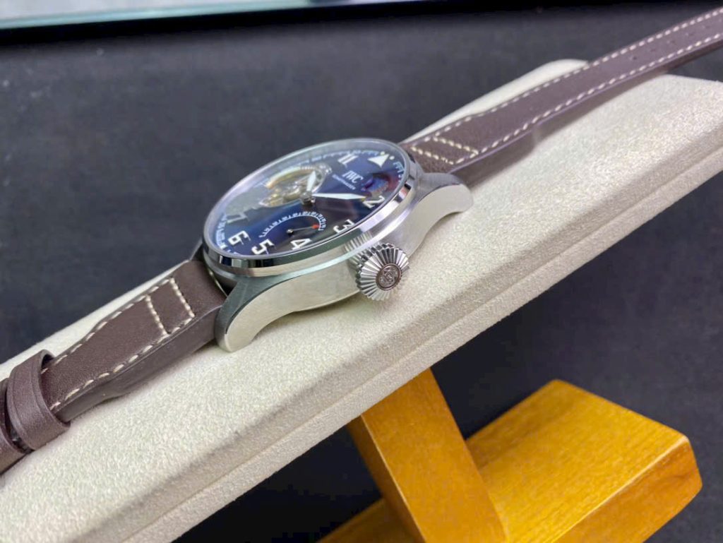 Đồng Hồ IWC Schaffhausen Tourbillon Moonphase Mặt Xanh 44mm (1)