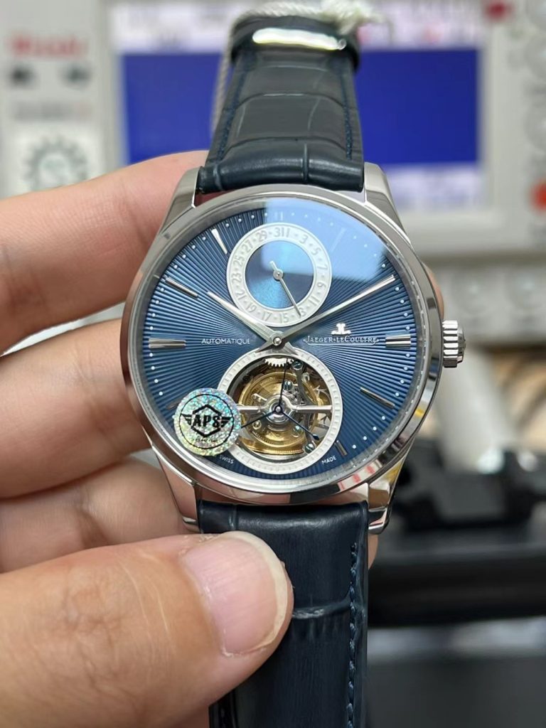 Đồng Hồ Jaeger LeCoultre Master Ultra Thin Tourbillon Enamel Chế Tác 40mm (9)